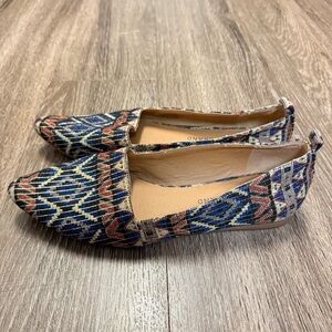Lucky Brand Beechmer Pointed Flat Western Aztec Boho ￼Women’s Size 7.5